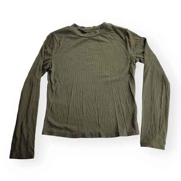 Art Class Olive Green  Ribknit Shirt Small 6/6X - Picture 1 of 1